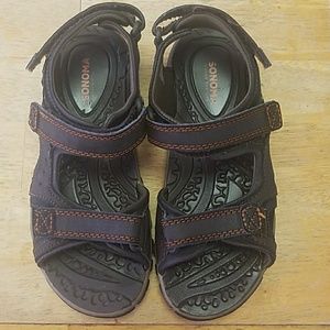 Boys all velcro sandals.